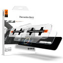 【送料無料】Spigen EZ Fit ガラスフィルム メルセデス ベンツ Eクラス 2017-2021年 W213 と GLE 2019-2022年 と メルセデスベンツ-AMG GT43用 貼り付けキット付き アンチグレア加工 さらさら AG 保護 フィルム 左右 1セット