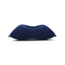 【送料無料】lifepower エアー枕 サイズ大 収納コンパクト 持ち運び便利 携帯 軽量 旅行 出張 キャンプ アウトドア 仮眠 昼寝 車中泊 快眠に 肌触りがいい エアピロー クッション インフレ-タ ポケットサイズ (ネイビー) SELAMKR4229-NA-LP