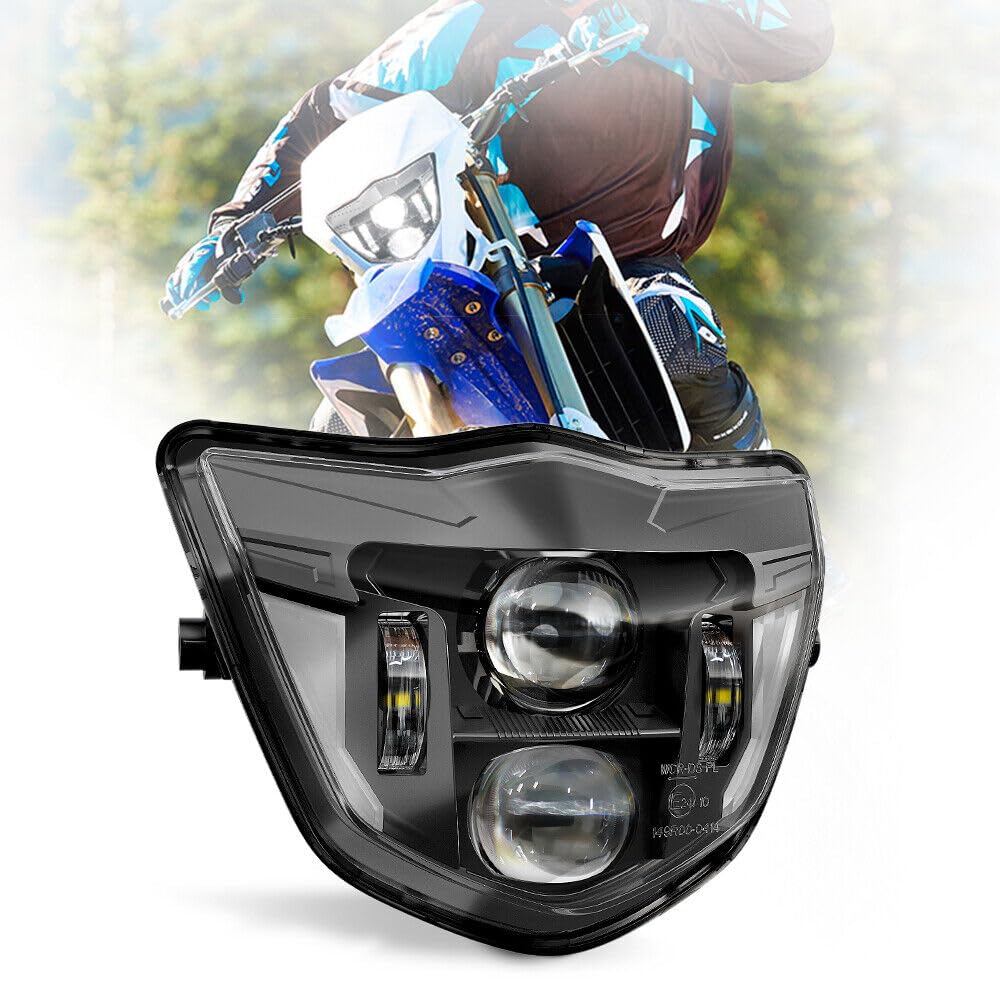 【送料無料】Chelhead ヤマハ WR250R Ledヘッドライト クロスカントリー WR250R WR450F YZ250F YZ450F ..
