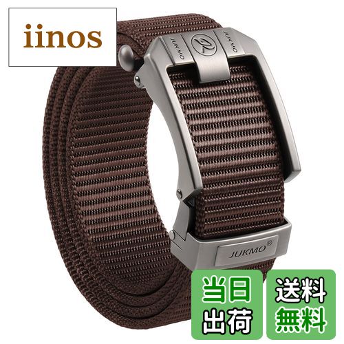 【送料無料】[JUKMO] ゴルフ ベルト メンズ カジュアル ラチェット式ベルト ナイロンベルト 作業用ベル..