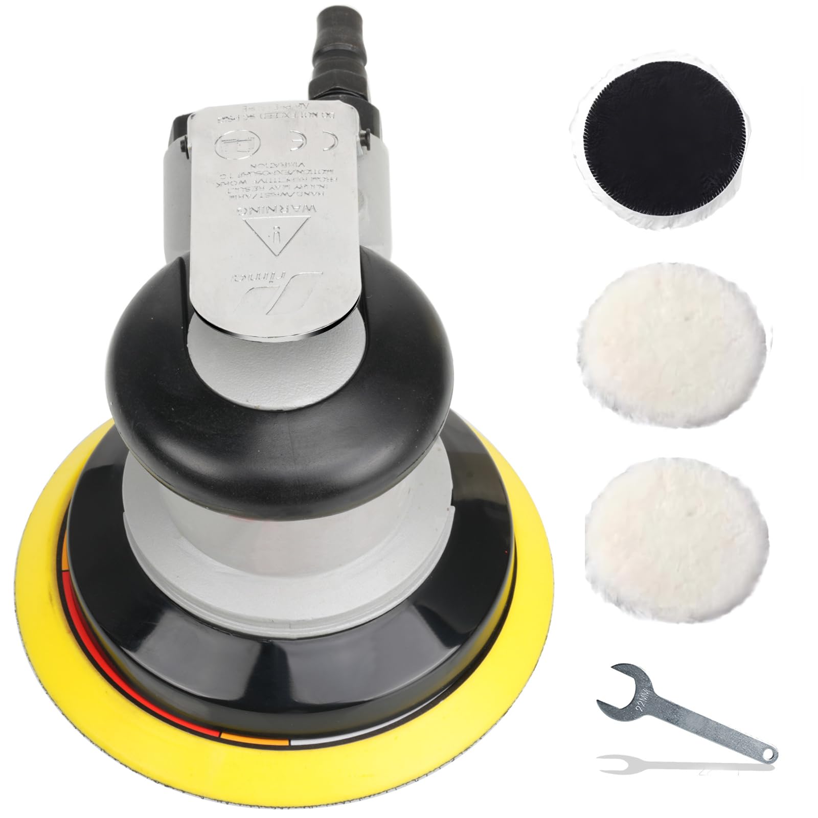 【送料無料】ANZOBEN ポリッシャー エアーポリッシャー ダブルアクション エアーサンダー 車 小型 125 ..