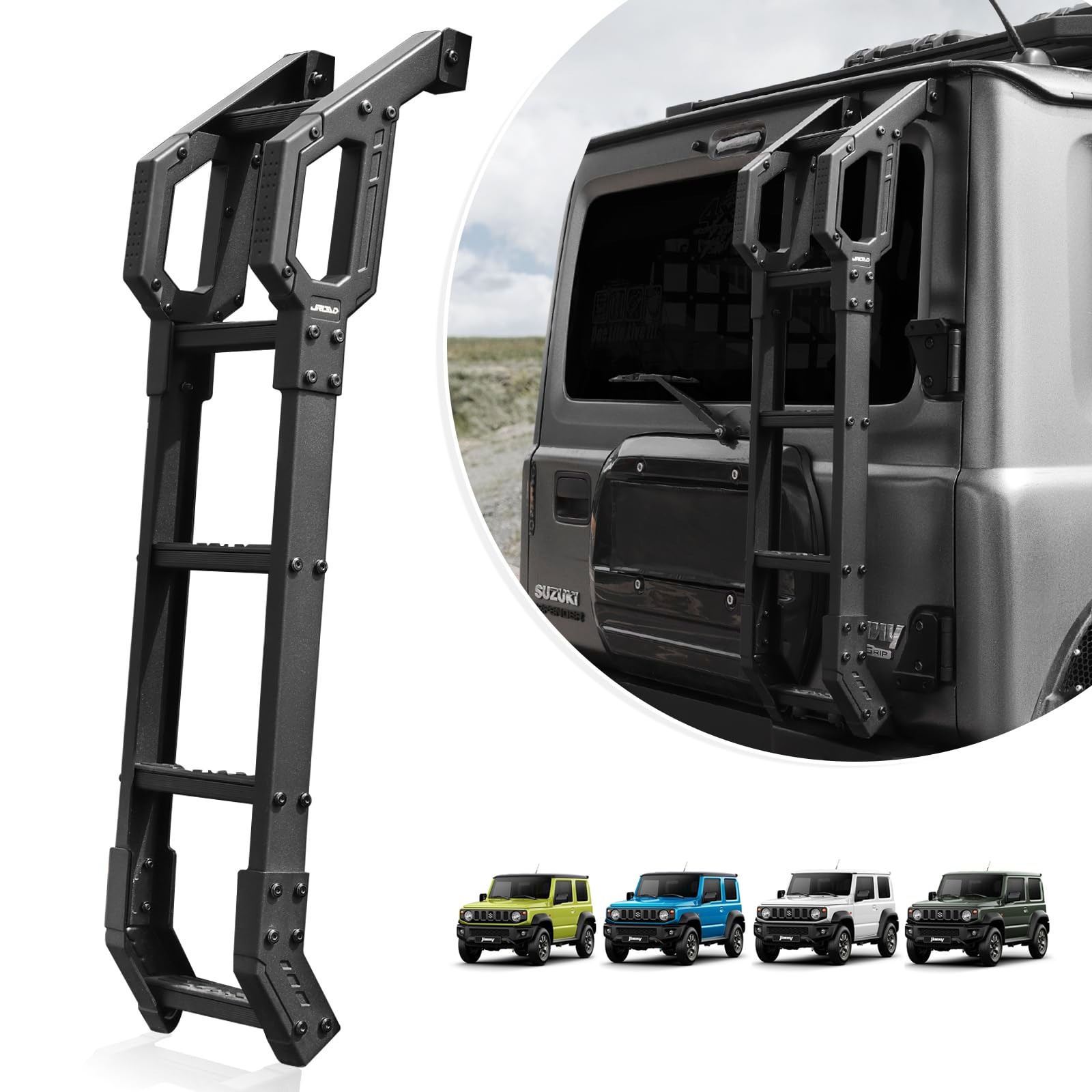 【送料無料】AMWMORV 探索シリーズ ジムニーリアラダー jb64 jb74 ジムニー ノマド リアラダー ジムニ..