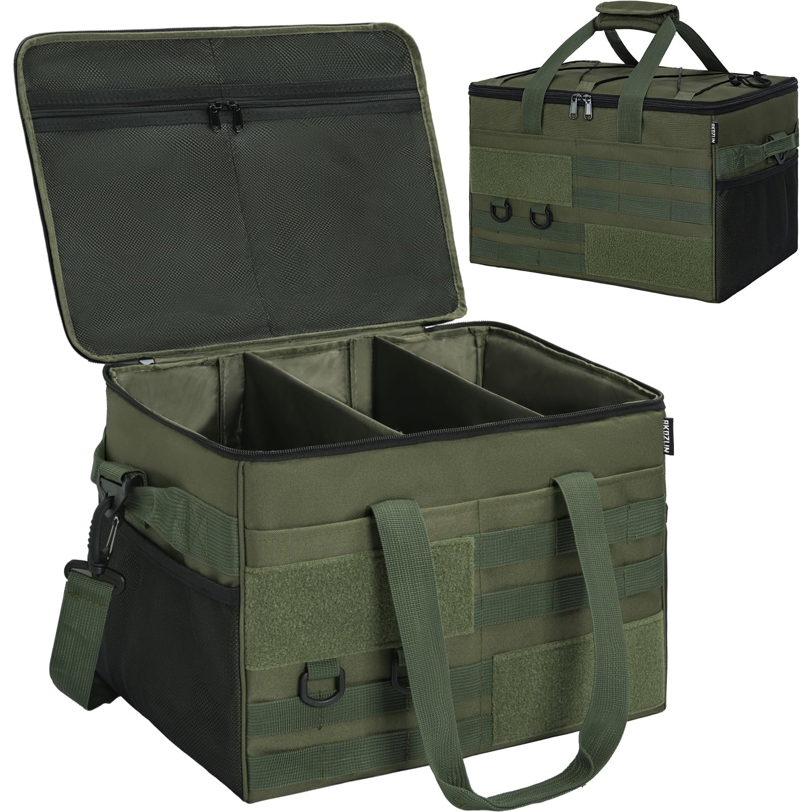 【送料無料】AKOZLIN キャンプ 収納ボックス ソフトコンテナ ツールボックス コンテナボックス 仕切り..