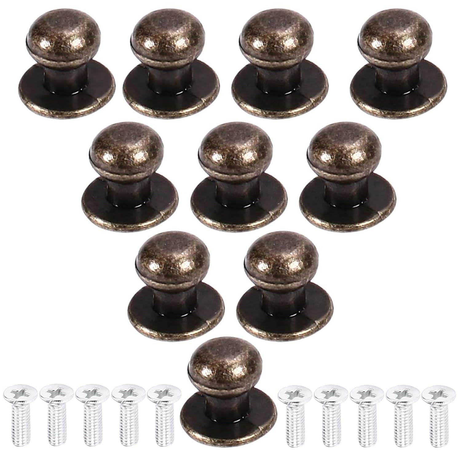 【送料無料】Aicosineg 引き出しノブ アンティーク調 つまみ 取手 ハンドル 箪笥 建築金具ツマミ タン..