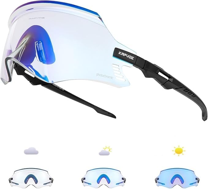 【送料無料】KAPVOEカラーチェンジサイクリングメガネメンズマウンテンバイクサングラスレディースMTB..