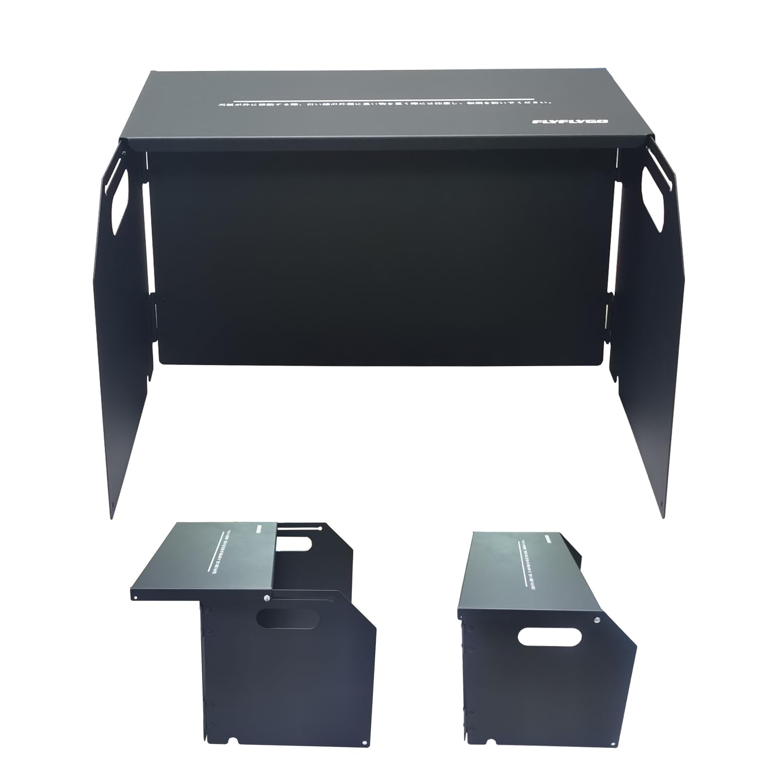 【送料無料】FLYFLYGO ウインドスクリーン カートリッジストーブ用の風よけ板 小さなテーブル 風防板 ..