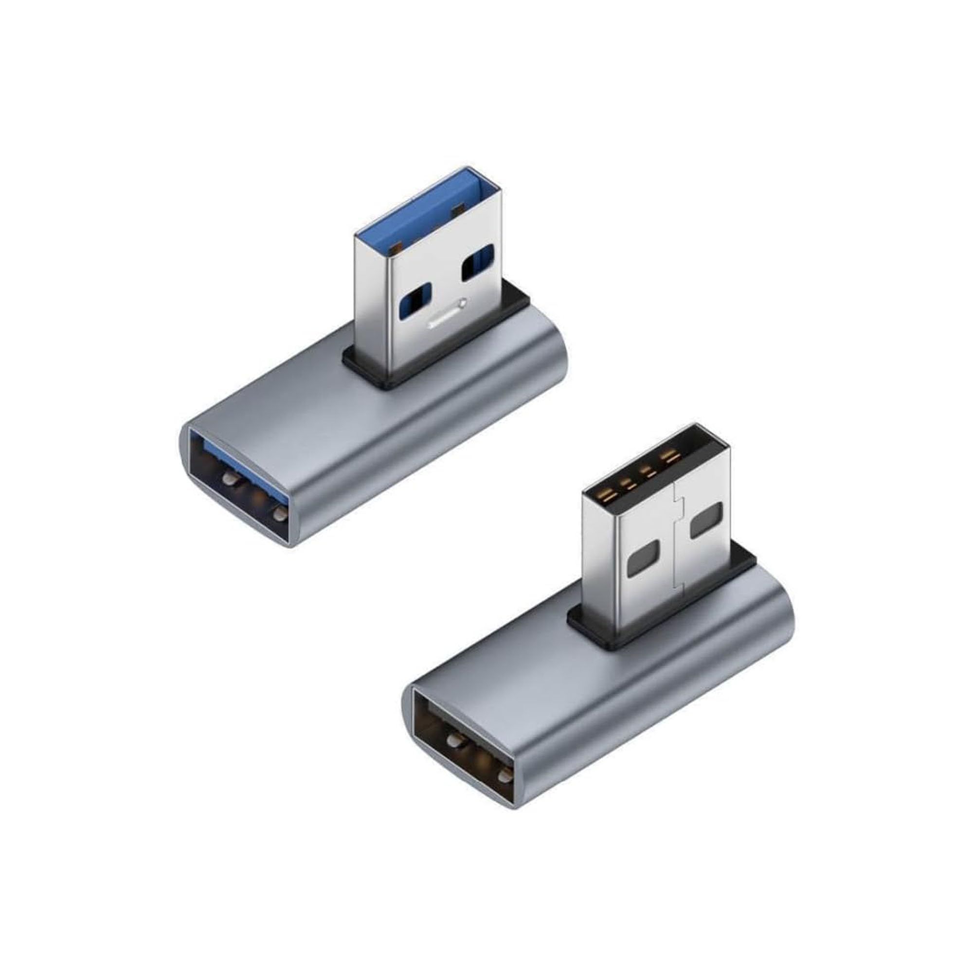 【送料無料】DEVENTORZ USB 変換アダプタ 【2個セット】 usb3.0 オス usb3.0 メス アダプタ U型変換ア..