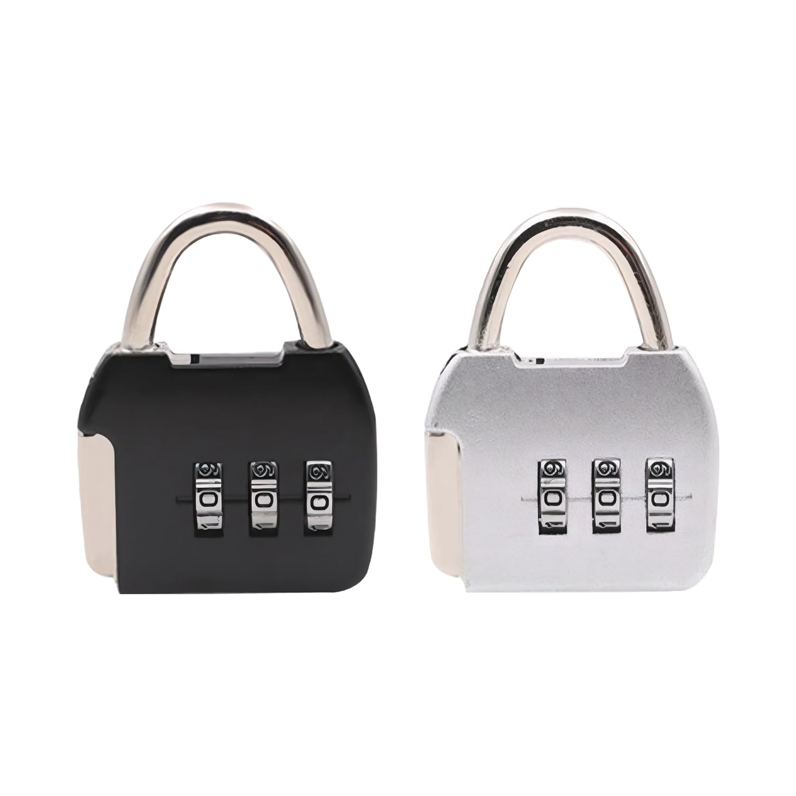 【送料無料】BLOOPIC 南京錠 ダイヤル錠 ダイヤル式南京錠 錠前 3桁ダイヤル式 2個セットミニ 携帯型 ..