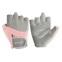 【送料無料】COZENTA トレーニンググローブ レディース 筋トレ エクササイズ 指なし 滑り止め (ピンク)