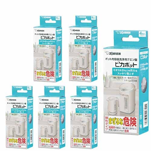 【送料無料】【象印マホービン】ポット内容器洗浄用クエン酸 ピカポット CD-KB03X-J 30g×4包　×6個セット