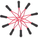 【送料無料】Abaodam ジッパータブ 赤 ファスナー チャック 交換 10個セット ジッパープル カバン ファスナープル 取り付け簡単 実用的 衣類/財布/服/靴 交換 延長 多色プルコード