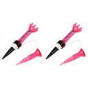 【送料無料】Milisten ゴルフ ティー 2セット ゴルフピン ゴルフ ホルダー ティー 紛失防止 高耐久 折れにくい 見つけやすい アクセサリー