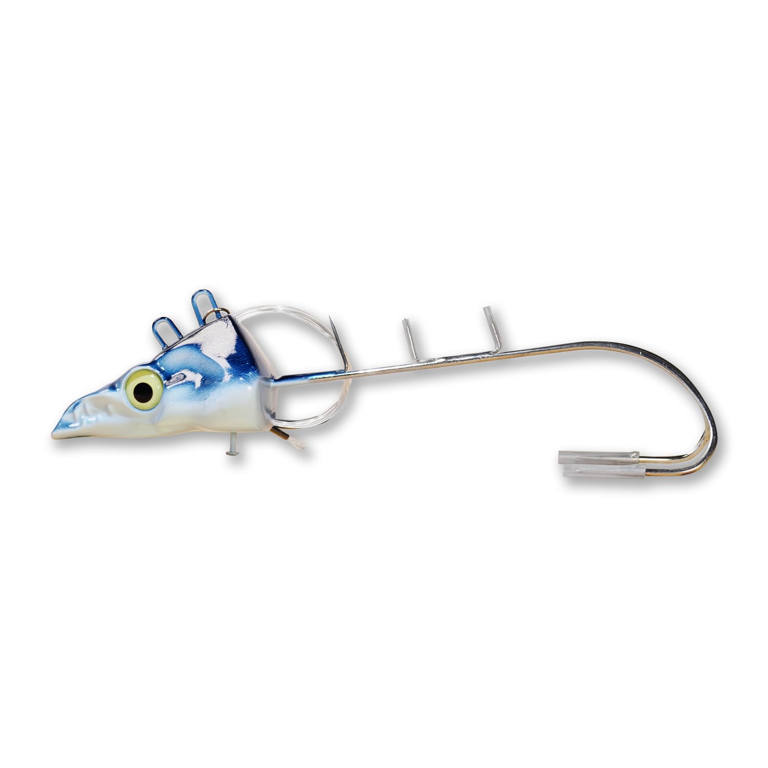 【送料無料】[ELPIS] タチウオテンヤ ガツガツドラゴン ダブルフック 40号 太刀魚 船 エルピス (ブルー夜光)