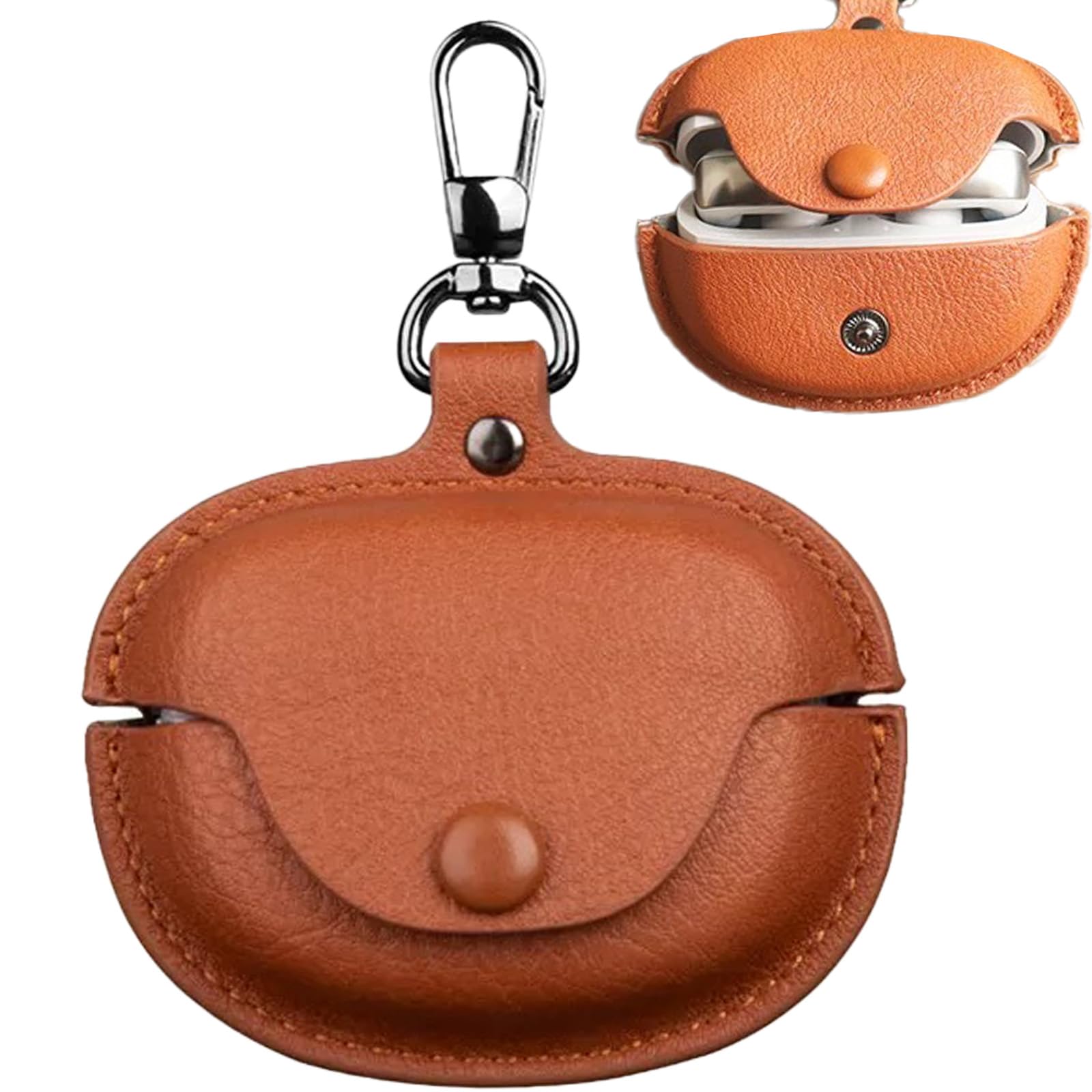 【送料無料】CIOODDW Bose Ultra Open Earbuds ケース 対応 bose ultra open earbuds 高級本革 PUレザー ultra open earbuds 本革 全面保護 充電 LEDライトが見える 耐衝撃 軽量 キズ防止 おしゃれ ワイヤレス充電対応 キーホルダー付き bose ultra open earbuds ケース