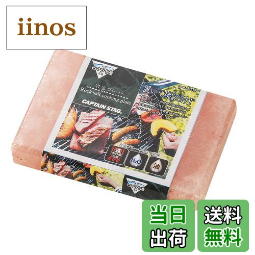 【送料無料】キャプテンスタッグ(CAPTAIN STAG) バーベキュー 調味料グッズ ヒマラヤ産 岩塩プレート ..