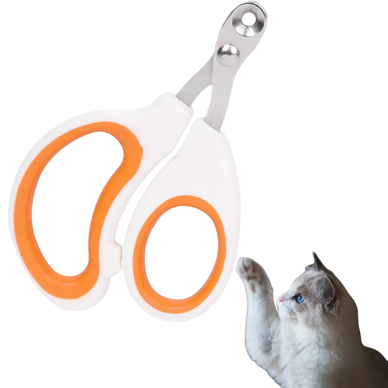 【送料無料】BLOOPIC 猫 爪切り ペット用爪切り ダブルホールデザイン 軽量 コンパクト ケアツール 切..