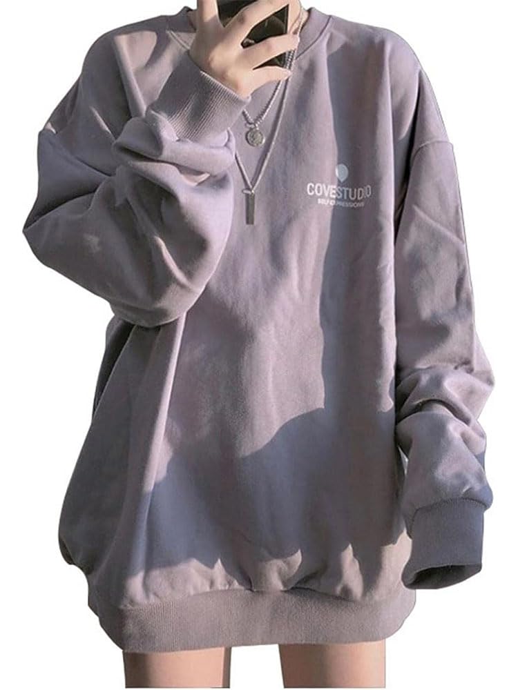 【送料無料】Beylimcy レディース トレーナー パーカー ゆったり 大きいサイズ オーバーサイズ プルオ..