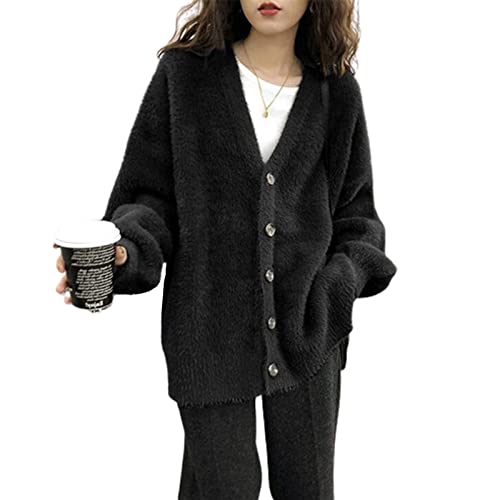 【送料無料】[7-livehouse] カーディガン レディース ニット セーター モコモコふわふわ カーデガン 秋..