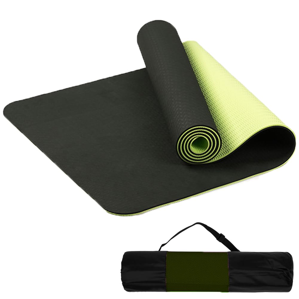 【送料無料】ヨガマット TPE高級素材 環境に配慮 かわいい/ピラティス/ヨガ/ホットヨガ/ストレッチ/マッサージ/筋トレ/筋力トレーニング/自重トレーニング ストレッチマット