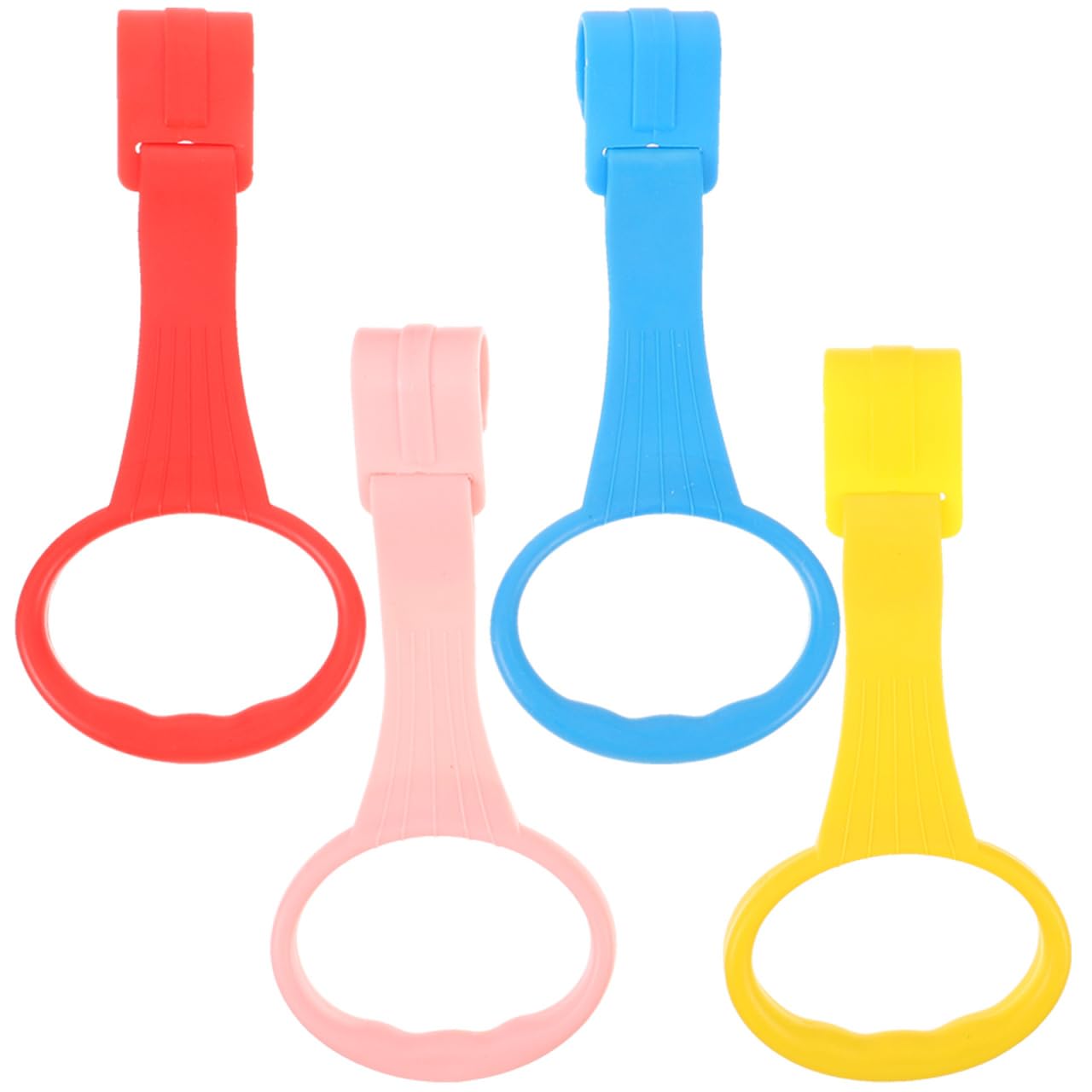 【送料無料】DECHOUS ベビーベッドリング ベビープルアップリング ベビーベッド用 ハンドルリング 4個 ..