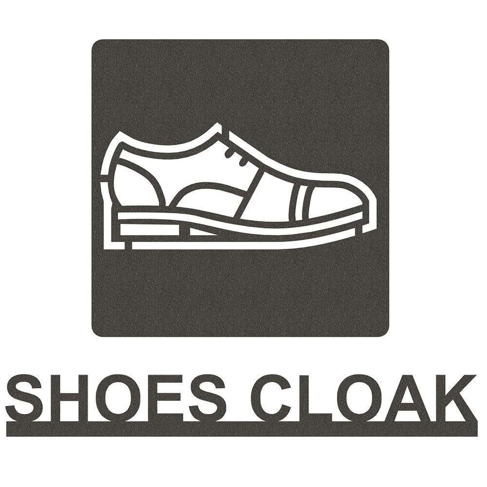 【送料無料】AllBright シューズクローク サイン プレート ピクトサイン ピクトグラム ルームサイン ド..