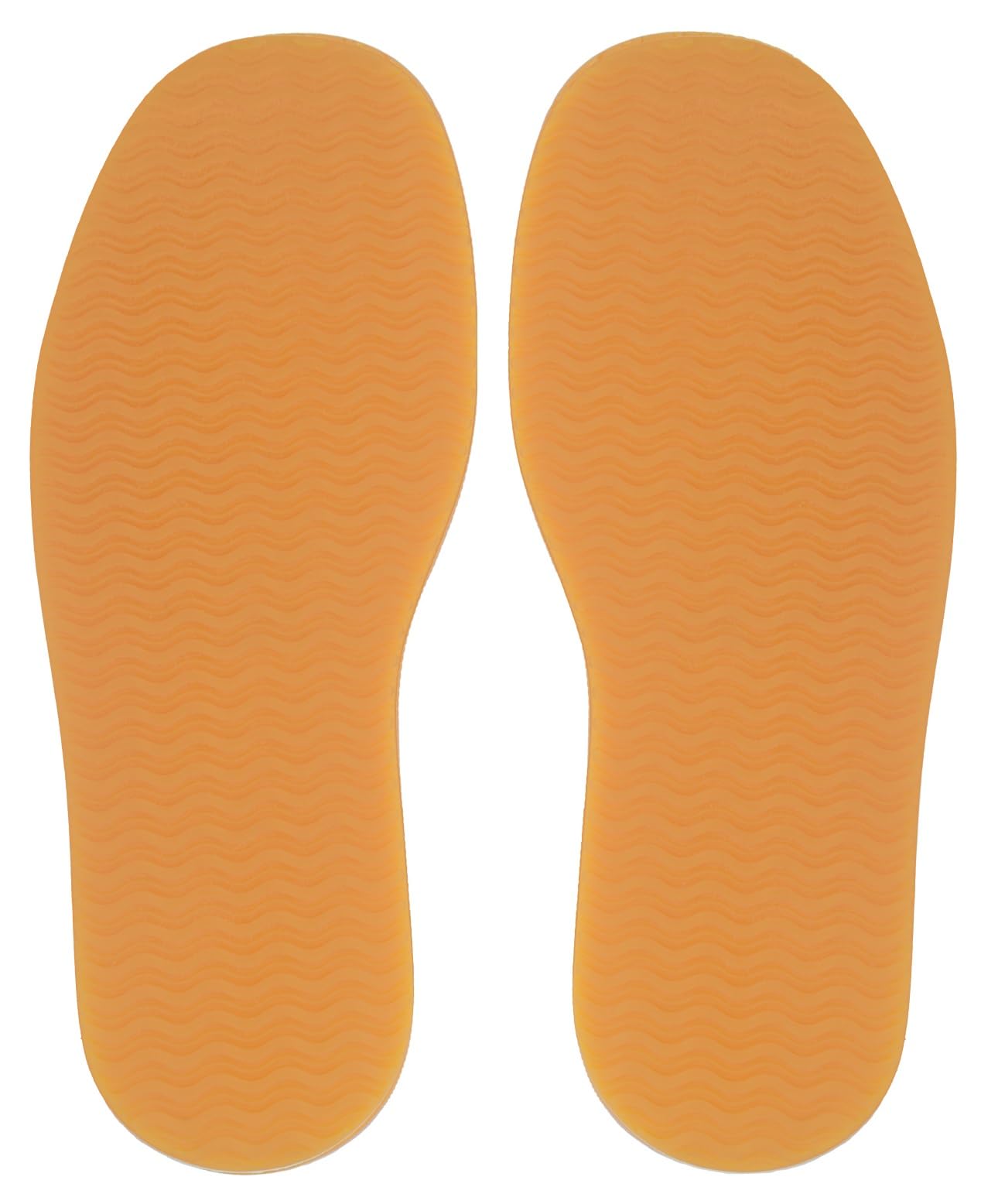 【送料無料】[GJTr] 靴底修理シート ゴムシートソール シューリペア 滑り止め 1ペア (波型 キャメル)