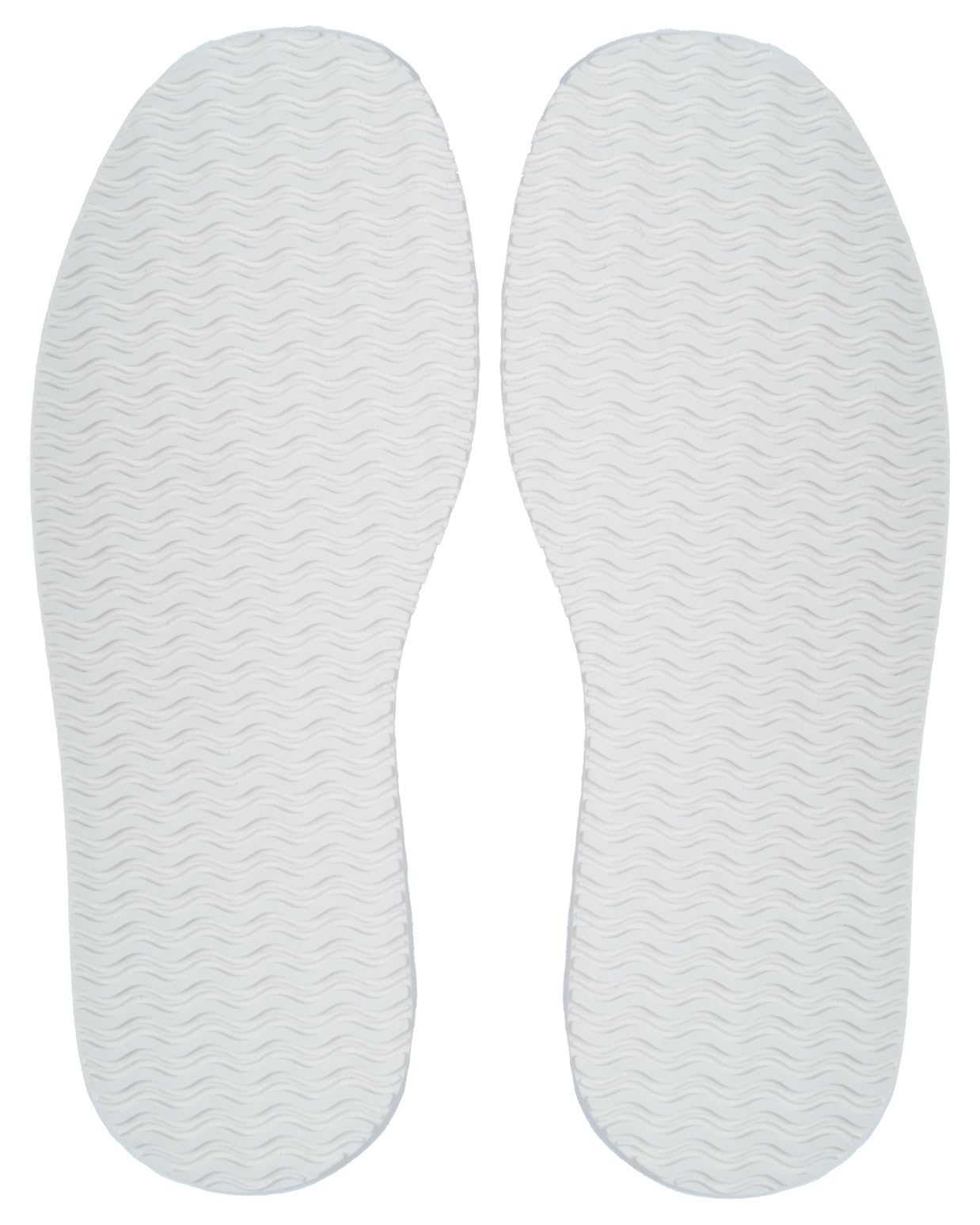 【送料無料】[GJTr] 靴底修理シート ゴムシートソール シューリペア 滑り止め 1ペア (波型 ホワイト)