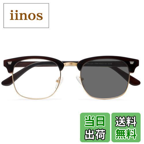 [Dollger] ブルーライトカットメガネ 伊達メガネ 調光サングラス 変色 紫外線カット 度なし 超軽量 おしゃれ パソコン用メガネ メンズ レディーズ 男女兼用 フロストブラック