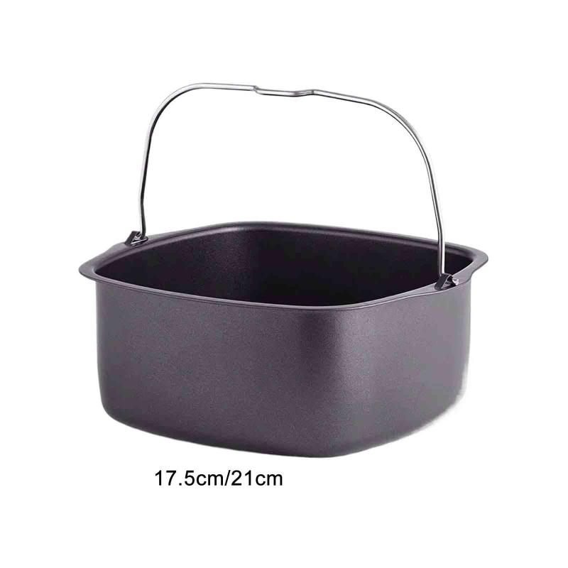 ケーキを焼くための炭素鋼エアフライヤーパン.ベーキングパン.エアフライヤー.ピザパン.ケーキ.チップ..