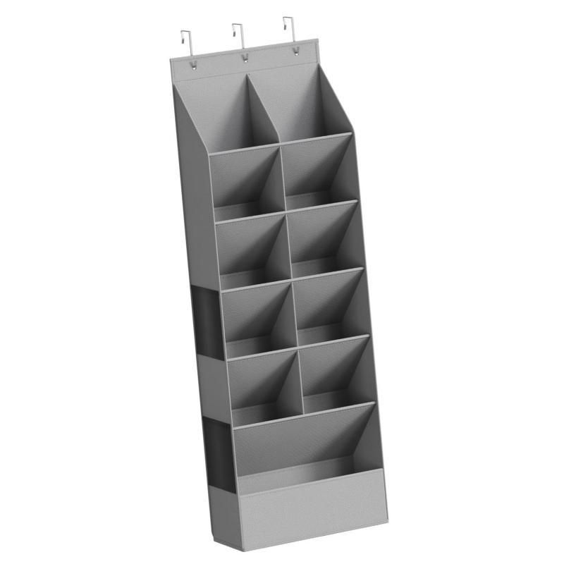 エントリー寮の小さなスペースのための11個の深いポケットタオルを備えたドアシューズストレージ