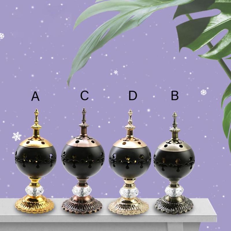 家の装飾の寝室の机の装飾品のギフトのための繊細な鉄の芸術香バーナー香炉