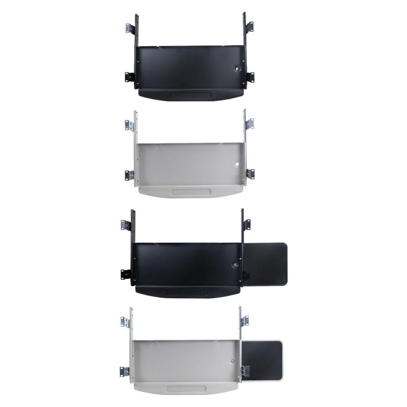 デスク引き出しキーボードトレイ キーボード引き出し デスク下 スライド式キーボード棚 家庭用ポータブ..