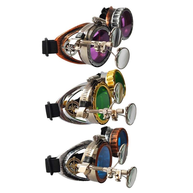 ファンキーなスチームパンク.アイウェア写真プロップ眼ルーペゴシックコスチュームパンクユニセックス..