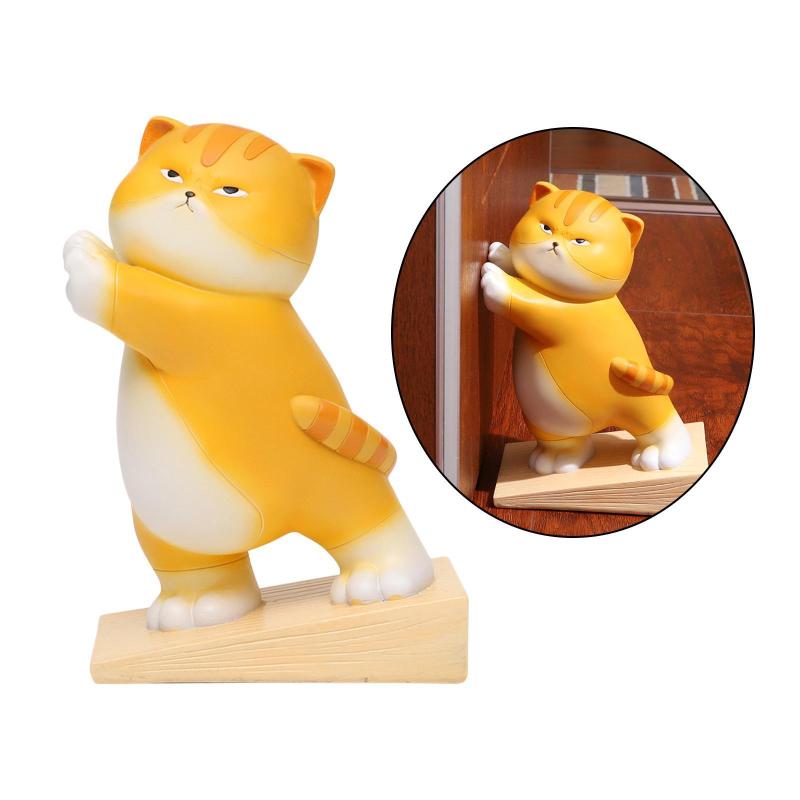 ド - ドアストッパーキャット頑丈なドアストッパーウェッジストッパー.頑丈な柔軟なゴム製ドウェッジド..