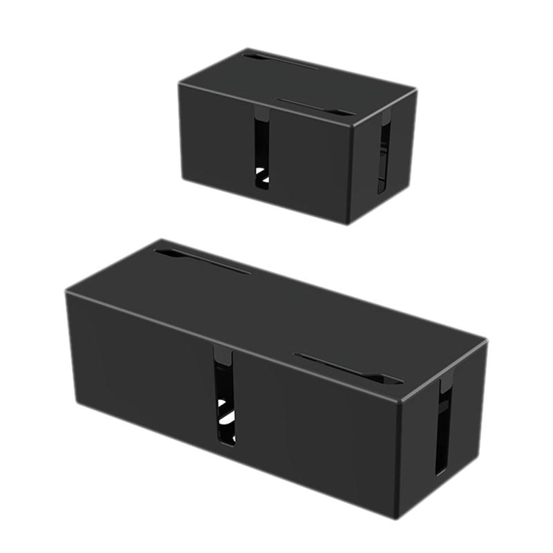 コードオーガナイザーボックス USBハブテレビデスク用コード整理ケーブル収納ボックス