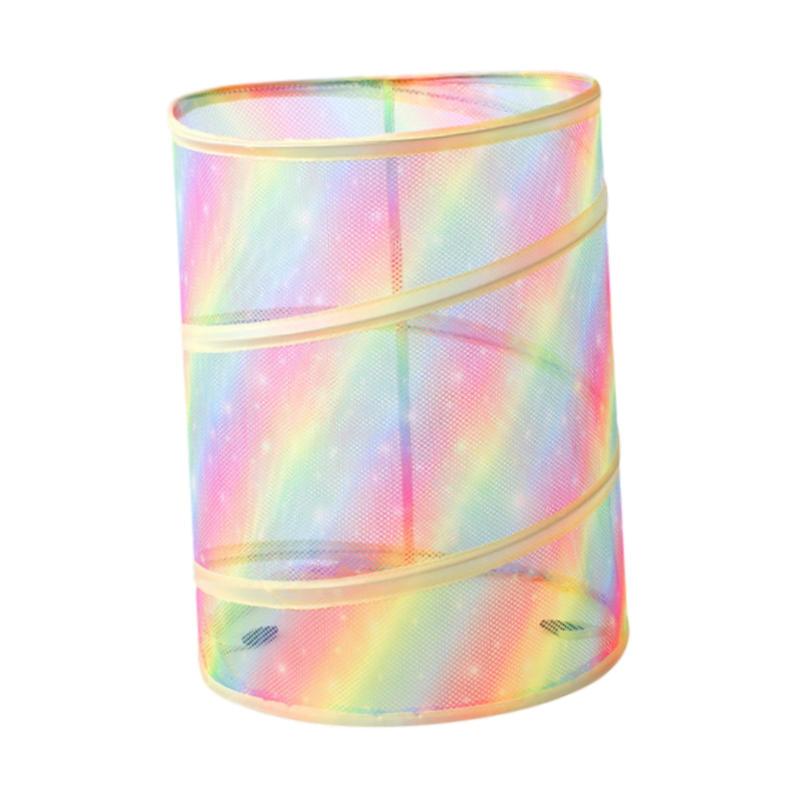 おもちゃの収納バスケットレインボーベビー保育園の妨害プレイルームホーム整理