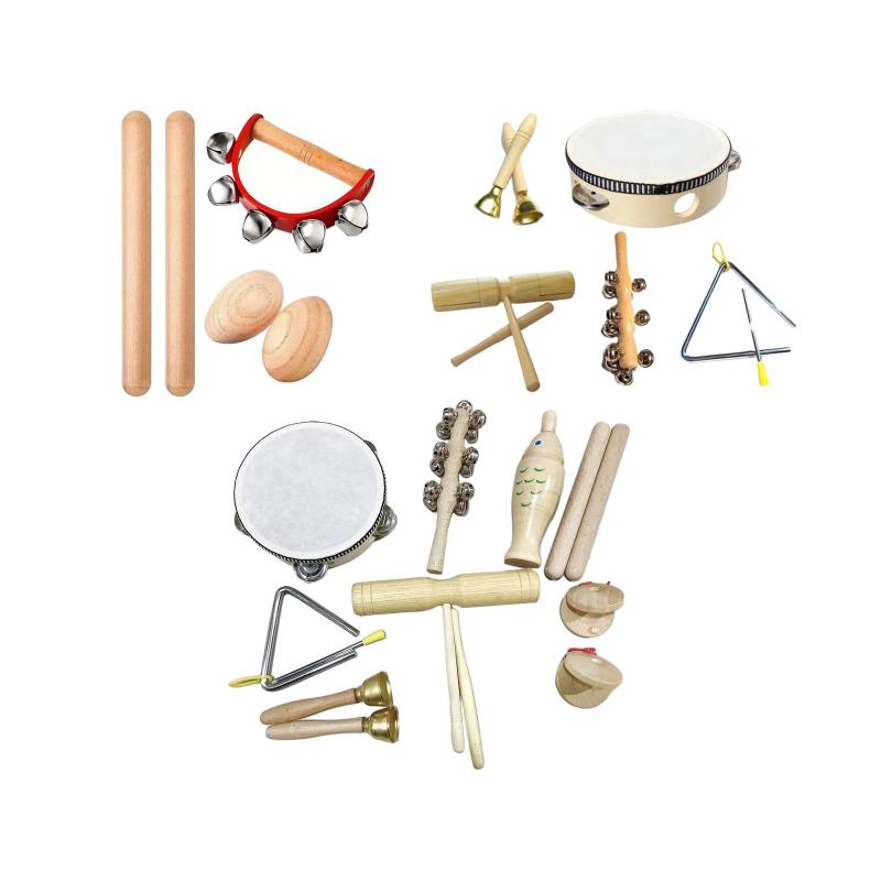 木製音楽パーカッションおもちゃ早期学習パーカッションおもちゃモンテッソーリパーカッション楽器子供のための感覚玩具