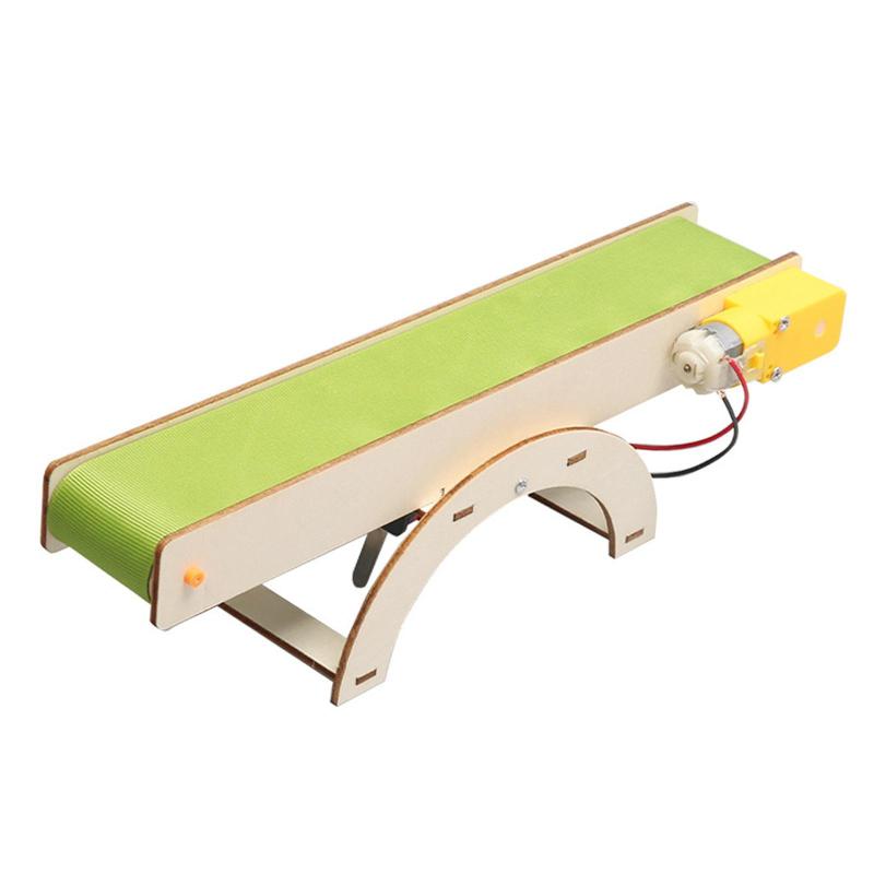 コンベアベルトステムおもちゃ DIY ギフトクリエイティブアクセサリー構築キット 1 セット科学おもちゃ
