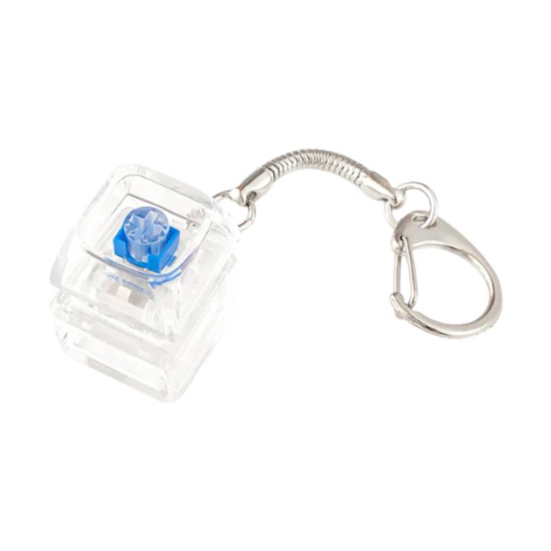 キーフィジェットトイ ポータブル多用途アクセサリー メカニカルボタンキーフィジェットキーチェーン 旅行 オフィス 自宅 誕生日