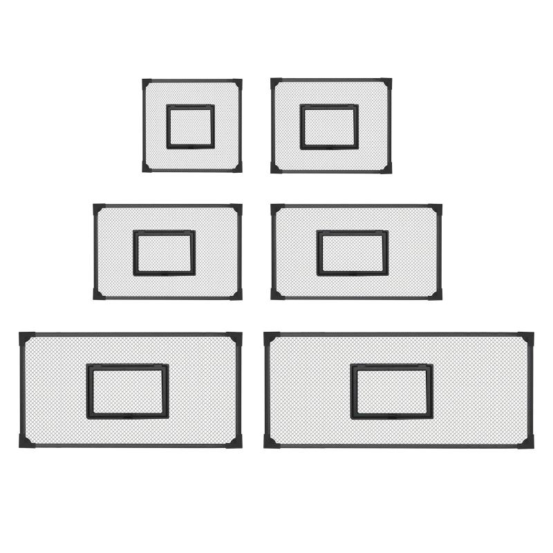 水槽蓋カバー 交換用 セルフアセンブリ ジャンプ防止ネットカバー ブラック 水槽蓋アクセサリー 多機能..