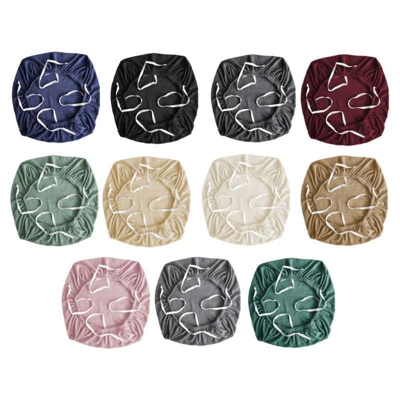 ストレッチオフィスコンピュータチェアシートカバー取り外し可能な防塵チェアスリップカバー