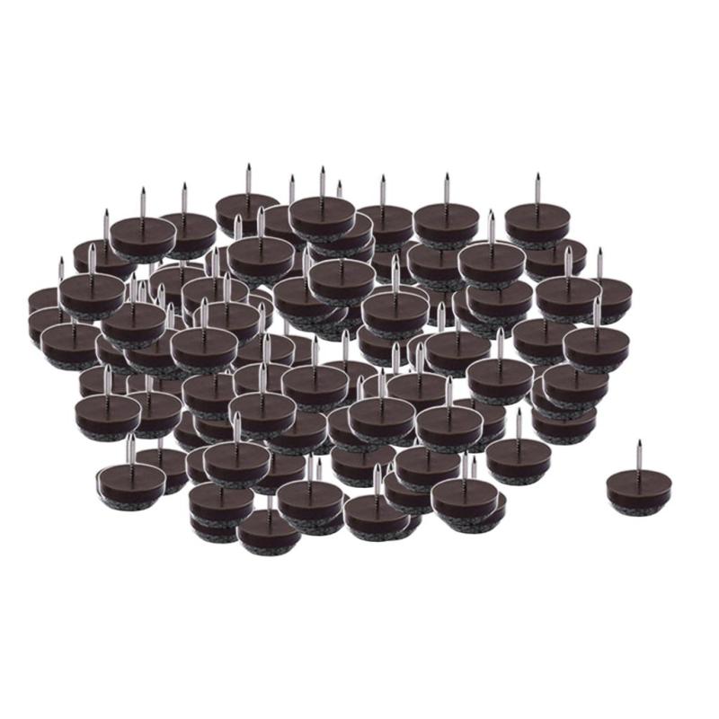 ネイルオン家具スライダーテーブルチェアレッグウッドフロアーフェルトパッド