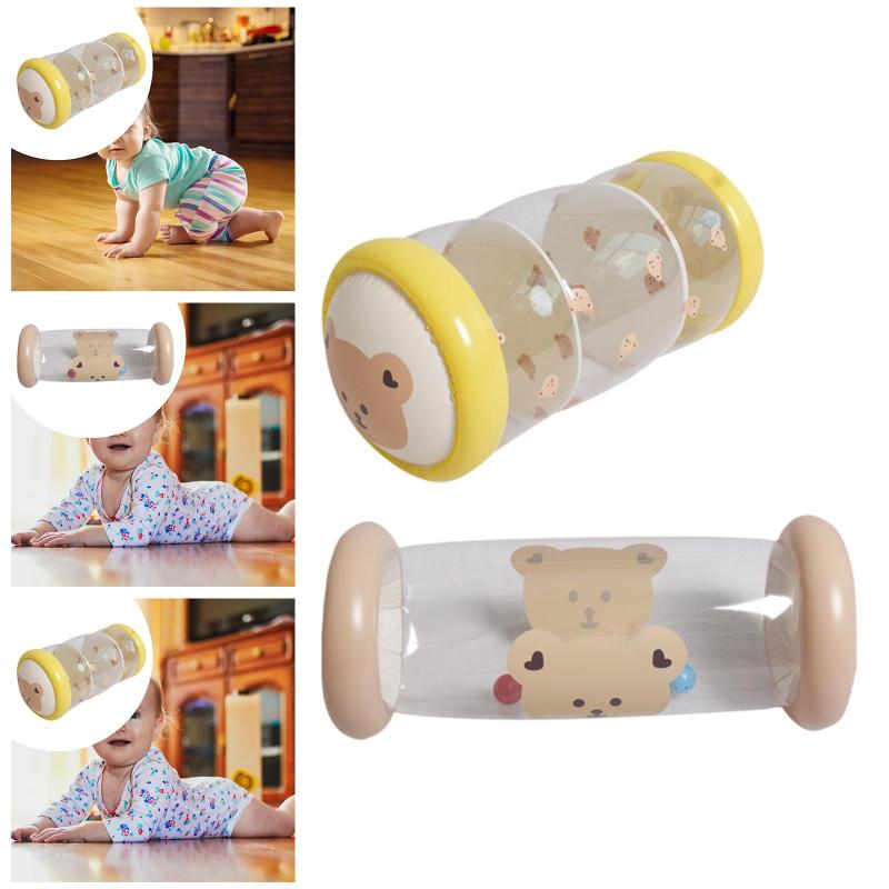 インフレータブルベビーハイハイローラーおもちゃは.ハイハイを楽しく運動するアクティビティで.赤ちゃんへのプレゼントに腹ばいの時間を促します.