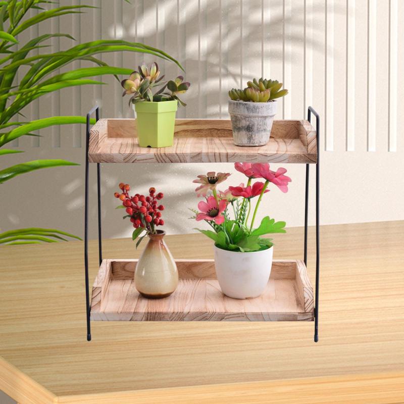 コーヒーバーオーガナイザーシェルフ木製収納ラック.多機能用品.バスルームコーナーシェルフトイレタリ..