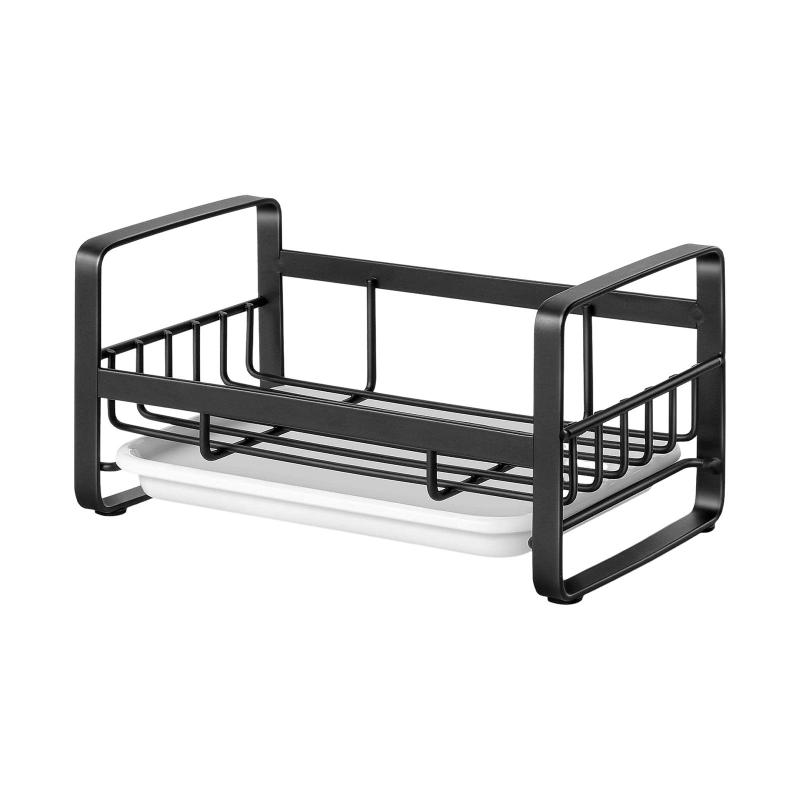 キッチンカウンタートップ収納ラック.頑丈な鉄製スパイスラック.多機能シンク.化粧台オーガナイザー.収..