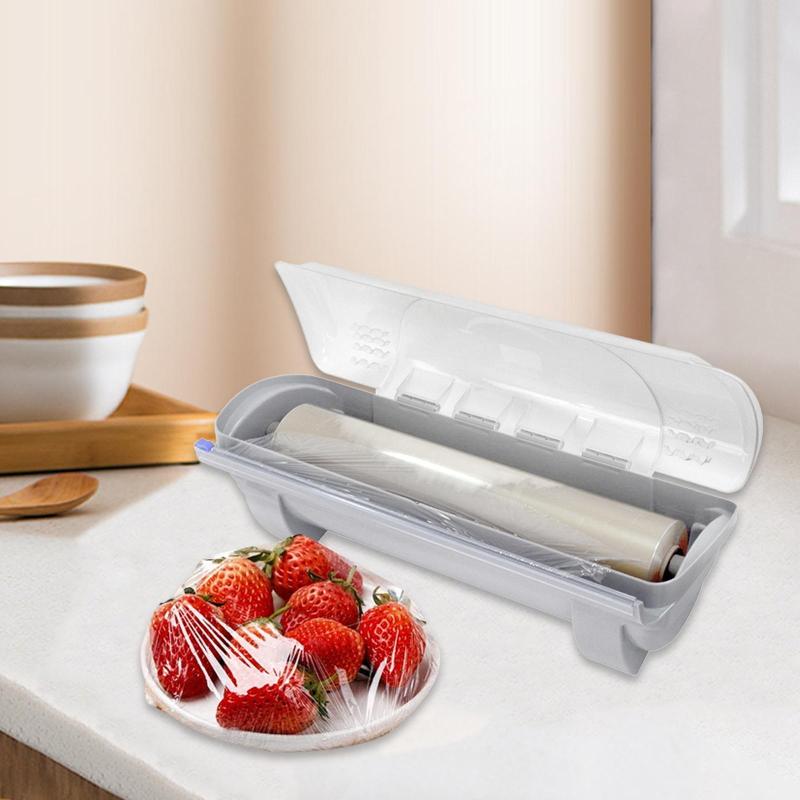 食品ラップスライドカッターフィルムラッパーフィルムディスペンサーキッチンカウンター用