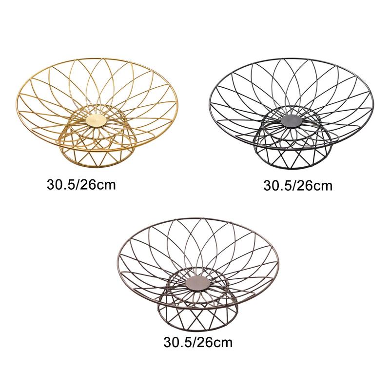 フルーツバスケット錬鉄製フルーツスタンド大容量果物野菜ホルダー収納バスケットキッチンレストランパ..