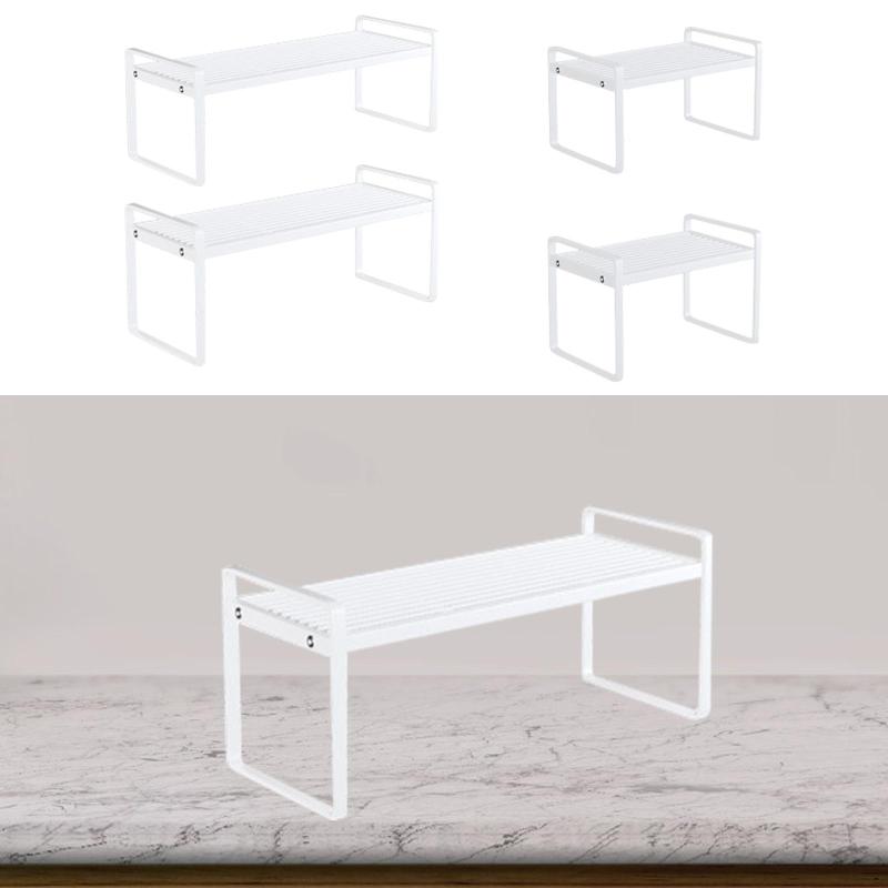 キッチン棚オーガナイザー 収納棚 金属製多機能ホルダースタンド キッチンキャビネット棚 スパイスラッ..