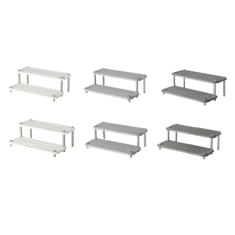 インスタントドライバスルームシンクオーガナイザー整頓コンテナ2層ミニマリスト防水頑丈な多機能速乾..