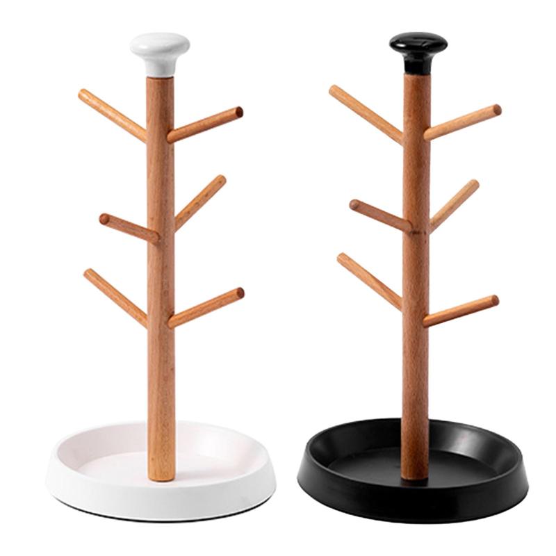 マグホルダーツリー コーヒーカップホルダー 収納棚 ドライヤーラック ティーカップツリースタンド ホームサイドテーブル リビングルーム キッチン用